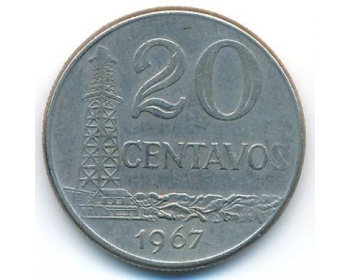 20 сентаво 1967 год Бразилия