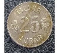 25 эйре 1967 год Исландия (аурар)