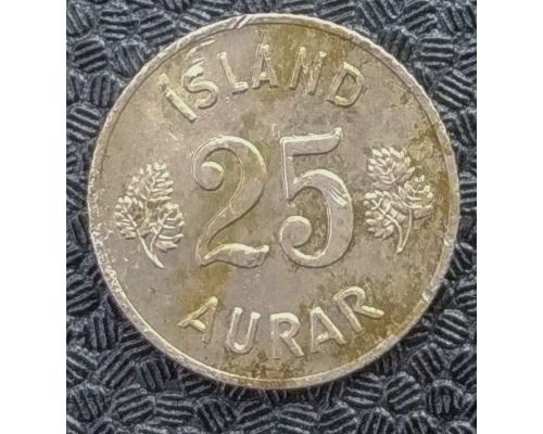 25 эйре 1967 год Исландия (аурар)
