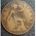 1 пенни 1917 год Великобритания, one penny. Георг V №2