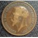 1 пенни 1917 год Великобритания, one penny. Георг V №2