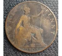 1 пенни 1903 год Великобритания Эдвард 7