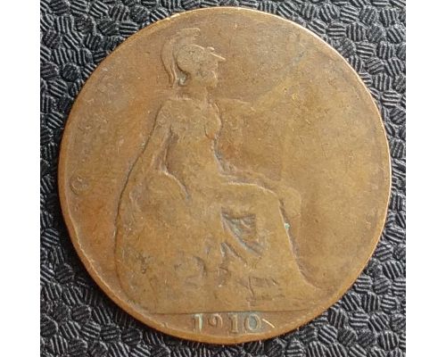 1 пенни 1910 год Великобритания Эдвард VII