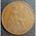 1 пенни 1929 год Великобритания, one penny. Георг V