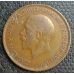 1 пенни 1929 год Великобритания, one penny. Георг V