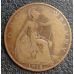 1 пенни 1918 год Великобритания one penny Георг V
