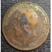 1 пенни 1918 год Великобритания one penny Георг V №2