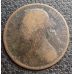 1 пенни 1892 год Великобритания, one penny. Королева Виктория #2