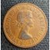 1 пенни 1965 год Великобритания one penny Елизавета II