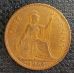 1 пенни 1964 год Великобритания one penny Елизавета II