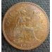 1 пенни 1962 год Великобритания one penny Елизавета II