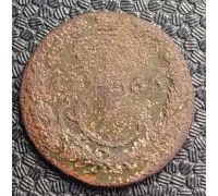 Деньга 1766 год ЕМ Екатерина 2 Царская Россия (денга)