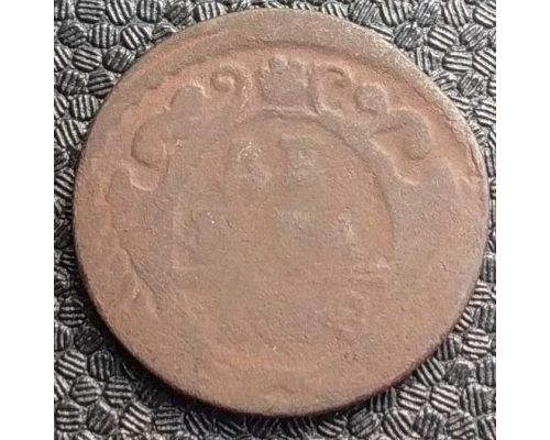 Деньга 1748 год Елизавета Денга Царская Россия №2