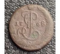 Деньга 1768 год ЕМ Екатерина 2 Царская Россия (денга)