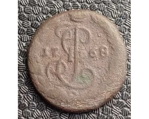 Деньга 1768 год ЕМ Екатерина 2 Царская Россия (денга)