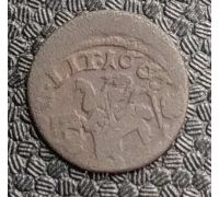 1 солид БОРАТИНКА 1666 год Речь Посполитая Ян Казимир Всадник №2