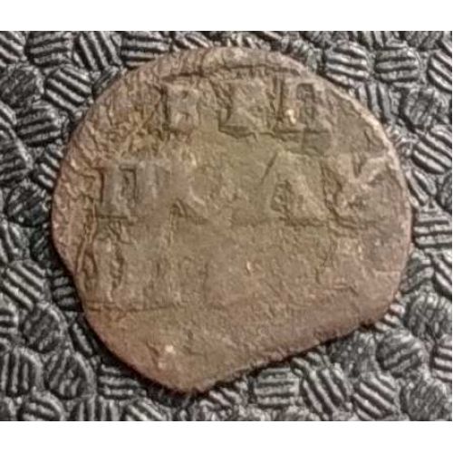 полушка 1718-1719 Петр 1 Царская Россия