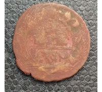 Деньга 1750 год Елизавета Денга Царская Россия №4