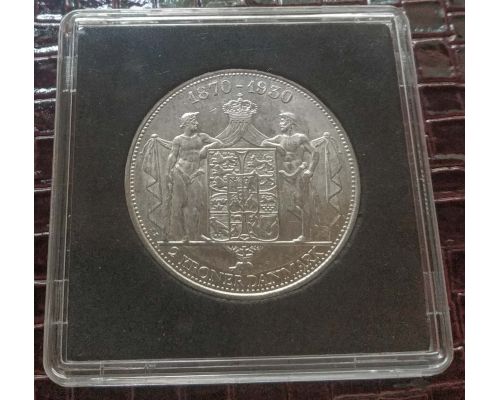 2 кроны 1930 год Дания серебро 15г оригинал UNC