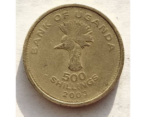 500 шиллингов 2003 год Уганда