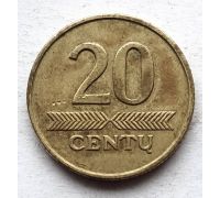 20 центов 1997 год Литва