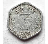 3 пайсы 1966 год Индия