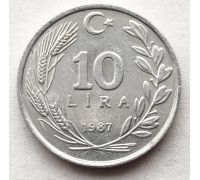 10 лир 1987 год Турция