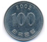 100 вон 2002 год Южная Корея