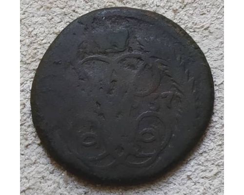 1 копейка 1757 год Елизавета Царская Россия