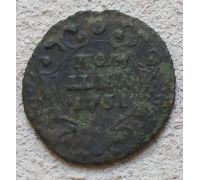 Полушка 1731 год Анна Царская Россия №2