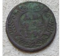Деньга 1737 год Анна Иоанновна Денга Царская Россия №2