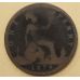 1 пенни 1879 год Великобритания, one penny. Королева Виктория