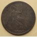 1 пенни 1880 год Великобритания, one penny. Королева Виктория #2