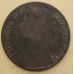 1 пенни 1880 год Великобритания, one penny. Королева Виктория #2