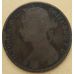 1 пенни 1892 год Великобритания, one penny. Королева Виктория