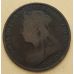 1 пенни 1895 год Великобритания, one penny. Королева Виктория