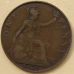 1 пенни 1921 год Великобритания, one penny. Георг V