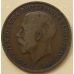 1 пенни 1921 год Великобритания, one penny. Георг V
