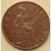 1 пенни 1928 год Великобритания, one penny. Георг V