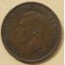 1 пенни 1949 год Великобритания, one penny. Георг VI. РЕДКИЙ