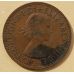 1 пенни 1967 год Великобритания, one penny. Елизавета II