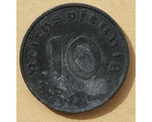 10 рейхспфеннигов 1942 A Германия Третий Рейх
