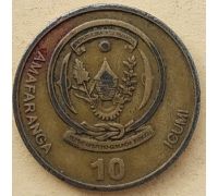 10 франков 2003 год Руанда