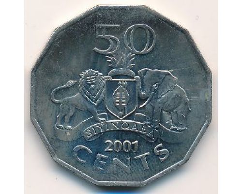 50 центов 2001 год Свазиленд Мсвати III