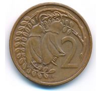 2 цента 1987 год Новая Зеландия
