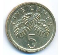 5 центов 1989 год Сингапур