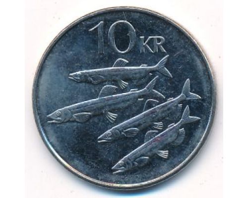 10 крон 2004 год Исландия Мойва