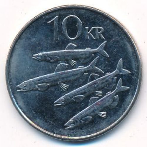 10 крон 2004 год Исландия Мойва