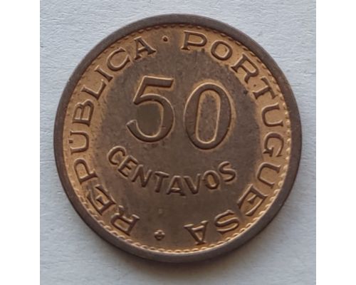 50 сентаво 1970 год Португальский Тимор