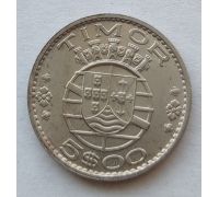 5 эскудо 1970 год Португальский Тимор